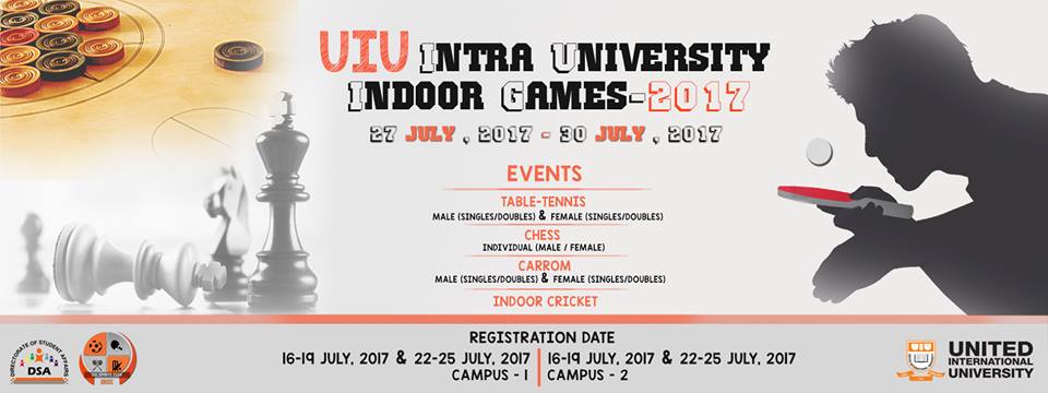 UIU Intra University Indoor Games- 2017