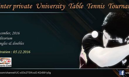 9th UIU Inter Private University Table Tennis Tournament