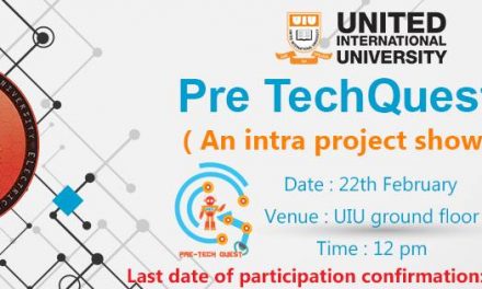 Pre TechQuest’17 ( An intra University project showcase)